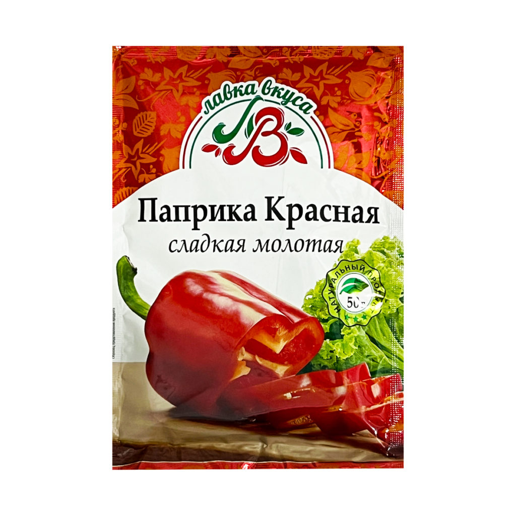 Паприка красная Лавка вкуса сладкая молотая 50г | Parhato.ru