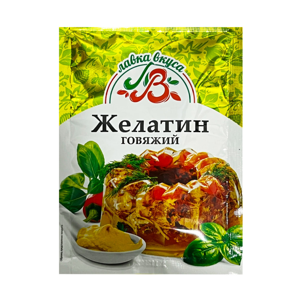 Желатин Лавка вкуса говяжий 15г | Parhato.ru