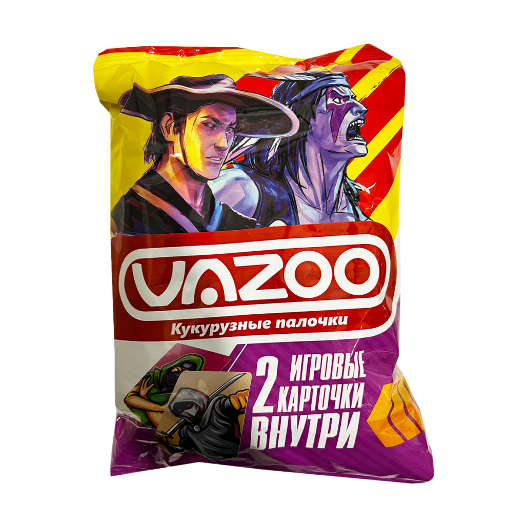 Кукурузные палочки Vazoo с карточками 65г