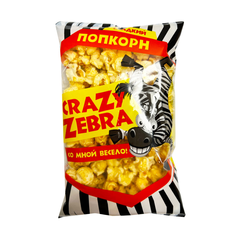 Попкорн Crazy Zebra 80г | Parhato.ru