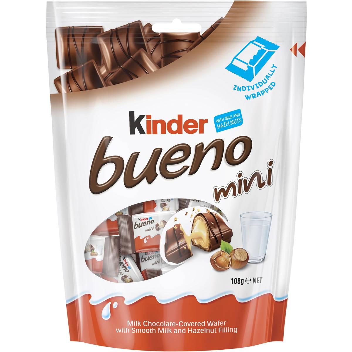 Вафли Kinder Bueno Mini с молочно-ореховой начинкой 108г | Parhato.ru